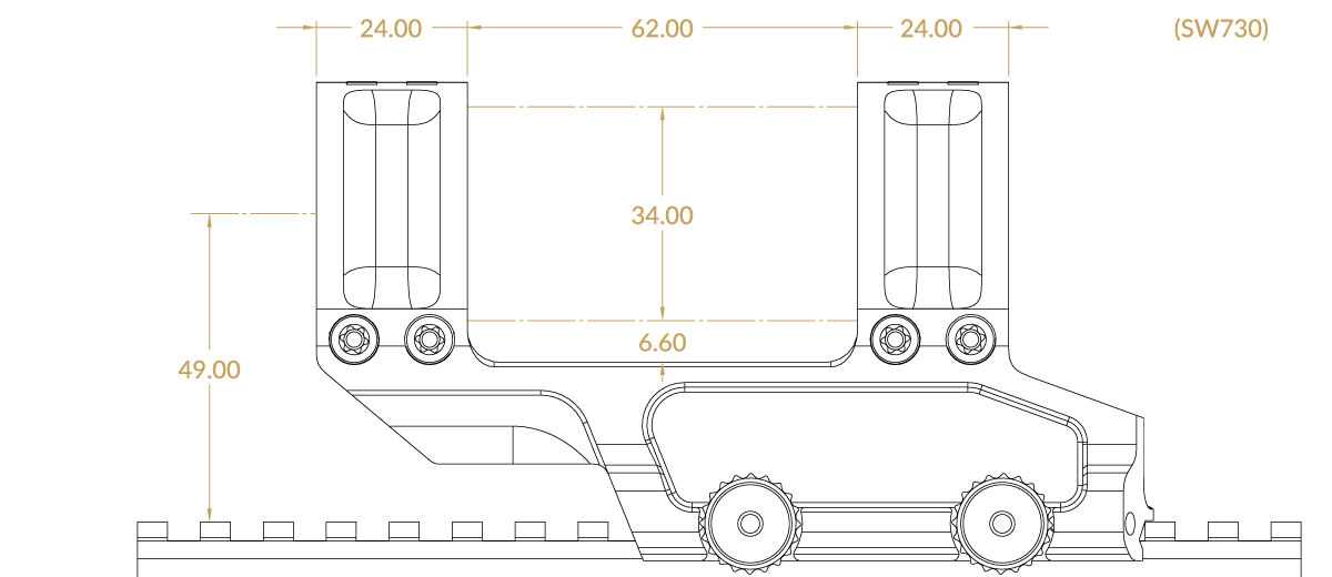 Scalarworks Leap scope mount diagram